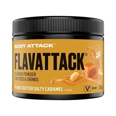 Body Attack Flavattack Geschmackspulver Peanut Butter Salty Caramel vegan