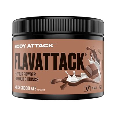 Body Attack Flavattack Geschmackspulver Milky Chocolate vegan