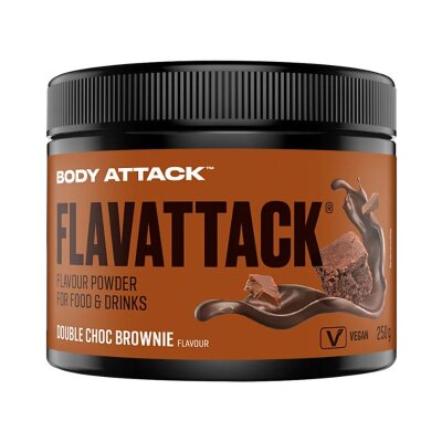 Body Attack Flavattack Geschmackspulver Double Chocolate Brownie vegan