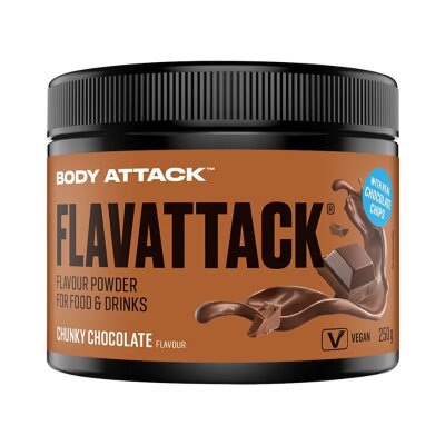 Body Attack Flavattack Geschmackspulver Chunky Chocolate vegan