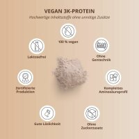 Nutri-Plus Vegan 3K Proteinpulver Chocolate 1000g