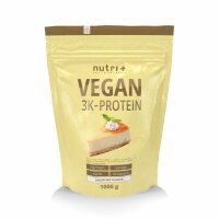 Nutri-Plus Vegan 3K Proteinpulver Cheesecake 1000g