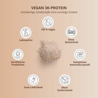 Nutri-Plus Vegan 3K Proteinpulver Hazelnut 1000g