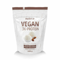 Nutri-Plus Vegan 3K Proteinpulver Coconut-Almond 1000g