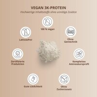 Nutri-Plus Vegan 3K Proteinpulver Marzipan 1000g