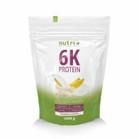 Nutri-Plus Vegan 6K Proteinpulver 1000g Banana