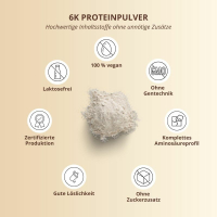 Nutri-Plus Vegan 6K Proteinpulver 1000g Coconut