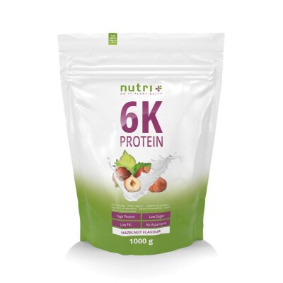 Nutri-Plus Vegan 6K Proteinpulver Hazelnut