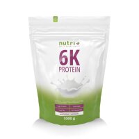 Nutri-Plus Vegan 6K Proteinpulver 1000g Natural