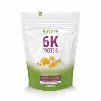 Nutri-Plus Vegan 6K Proteinpulver 1000g Mango-Peach