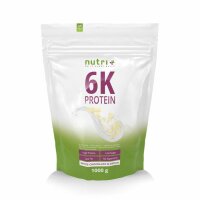 Nutri-Plus Vegan 6K Proteinpulver 1000g White Chocolate