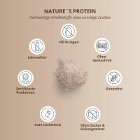 Nutri-Plus Vegan Natures Proteinpulver 500g