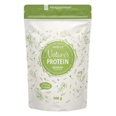 Nutri-Plus Vegan Natures Proteinpulver 500g Banana