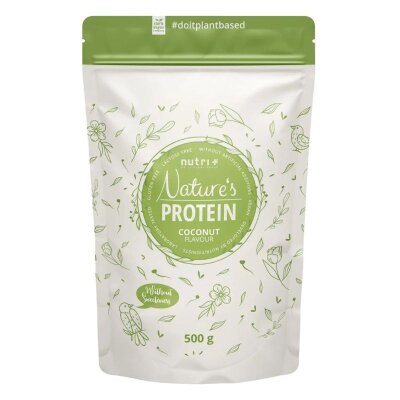 Nutri-Plus Vegan Natures Proteinpulver 500g Coconut