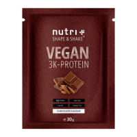 Nutri-Plus Vegan 3K Proteinpulver Probe 30g Chocolate