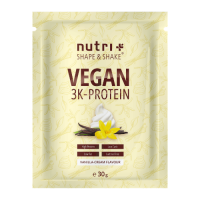 Nutri-Plus Vegan 3K Proteinpulver Probe 30g Hazelnut