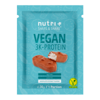 Nutri-Plus Vegan 3K Proteinpulver Probe 30g Chocolate-Coconut
