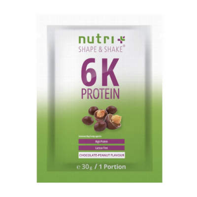 Nutri-Plus Vegan 6K Proteinpulver Probe 30g Chocolate Peanut