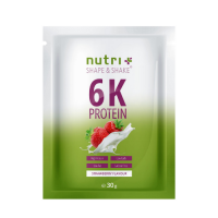 Nutri-Plus Vegan 6K Proteinpulver Probe 30g Strawberry