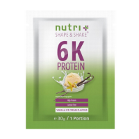 Nutri-Plus Vegan 6K Proteinpulver Probe 30g Vanilla-Ice Cream
