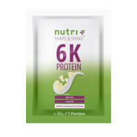 Nutri-Plus Vegan 6K Proteinpulver Probe 30g White Chocolate