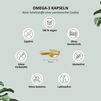 Nutri-Plus Omega 3 Vegan - mit EPA & DHA