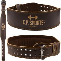 C.P. Sports Gewichthebergürtel Leder Braun XL