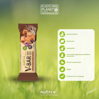 Nutri-Plus V-Bar - Vegan Protein-Riegel 50g