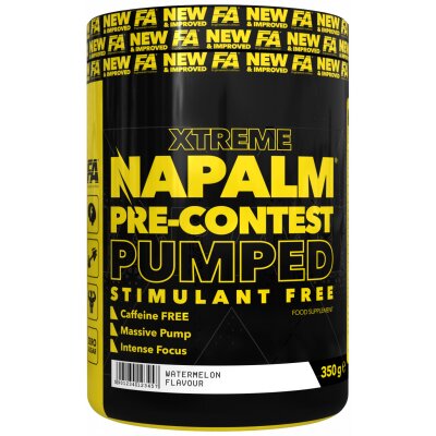 FA Xtreme Napalm Pre Contest Pumped Stimulant Free Sour Watermelon