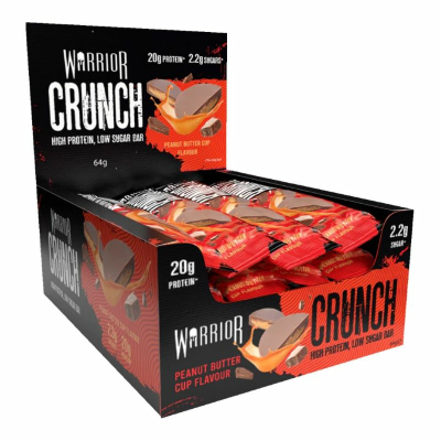 Warrior Protein Crunch Bar (64g) Dark Choco Peanut (MHD 03/24)