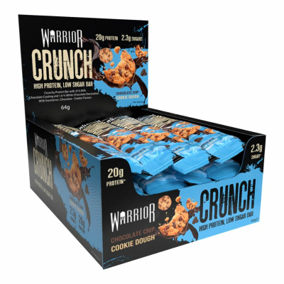 Warrior Protein Crunch Bar (64g) Choco Chip Cookie Dough