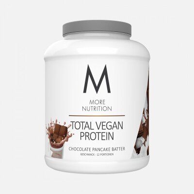 More Nutrition Total Vegan Protein 600g Dose Chocolate Pancake Batter
