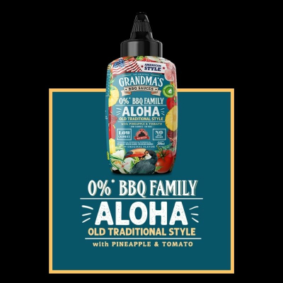 Max Protein Original Grandmas BBQ Sauces 290ml Aloha with Pineapple & Tomatoe