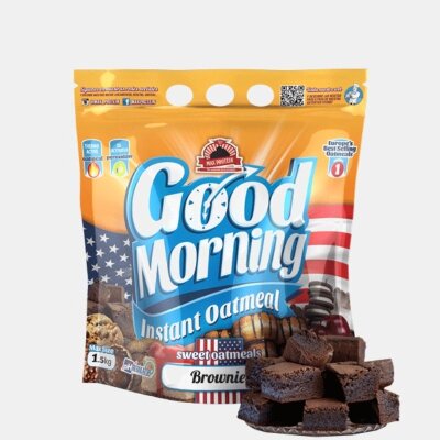 Max Protein GOOD MORNING Instant Oatmeal 1,5kg Brownie