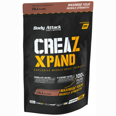 Body Attack CREAZ XPAND Creatine-Booster - 300g Cola