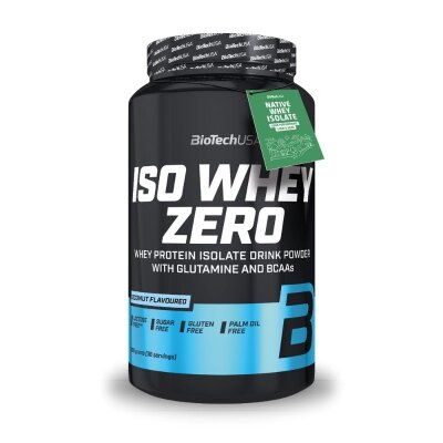 BiotechUSA Iso Whey Zero Coconut 908g Dose