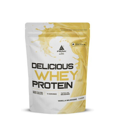 Peak Delicious Whey Protein 450g Vanilla Milkshake