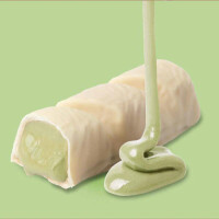 WaNa Protein-Riegel Waffand Cream | 43g Weisse Schokolade mit Pistazien-Creme-Füllung